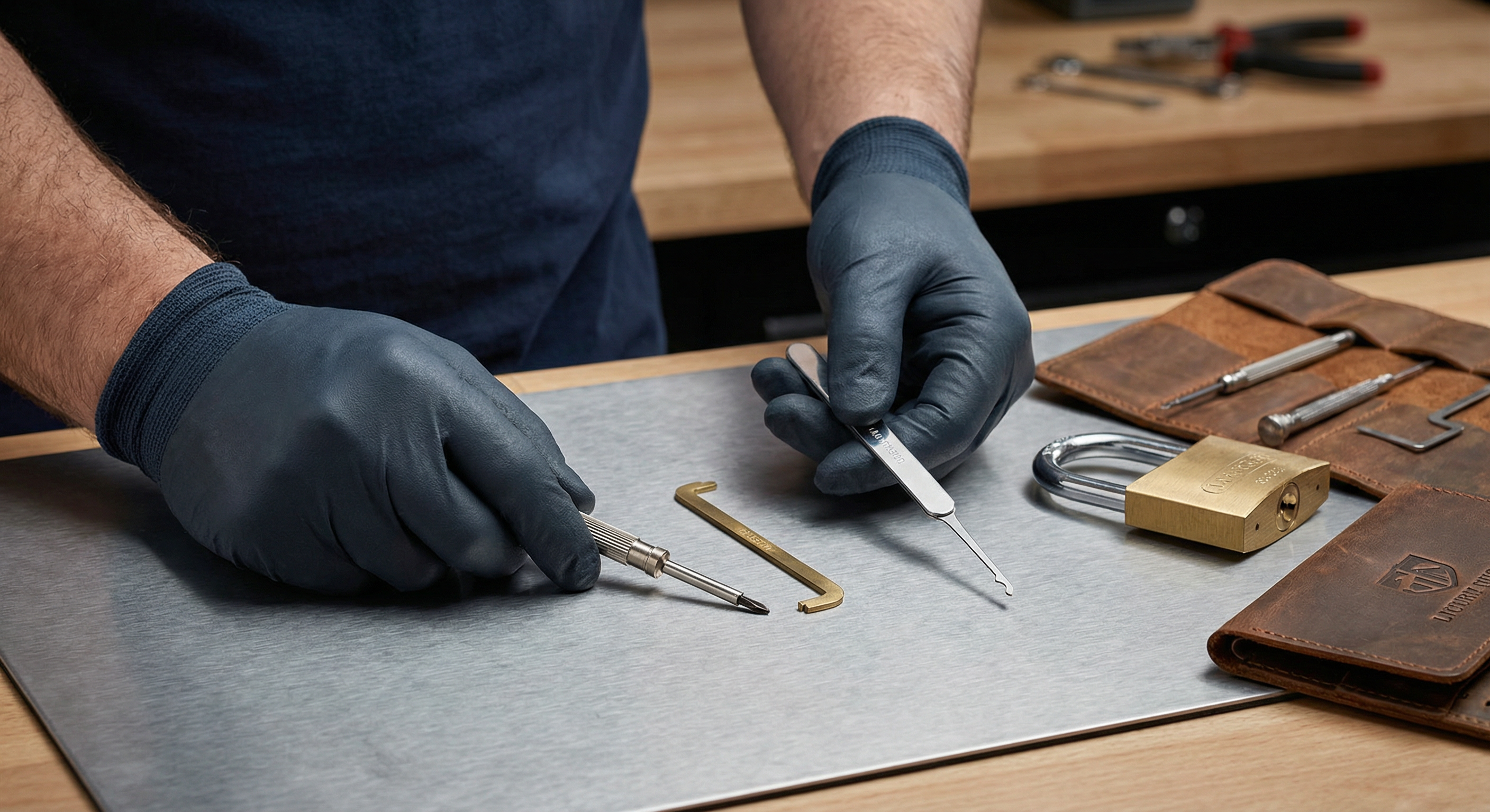 Werkzeug des Schlüsseldienstes